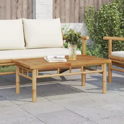 The Living Store Klubska mizica 90x50x35 cm bambus - Klubska Mizica