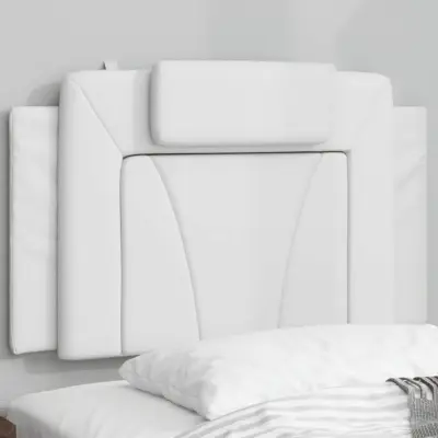 The Living Store Vzglavna stranica bela 90 cm umetno usnje - Vzglavna Stranica