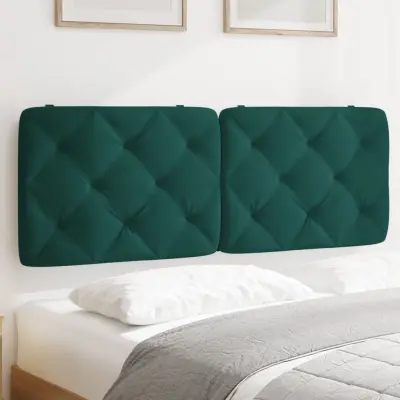 The Living Store Vzglavna stranica temno zelena 120 cm žamet - Vzglavna Stranica