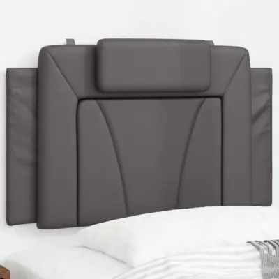 The Living Store Vzglavna stranica siva 80 cm umetno usnje - Vzglavna Stranica