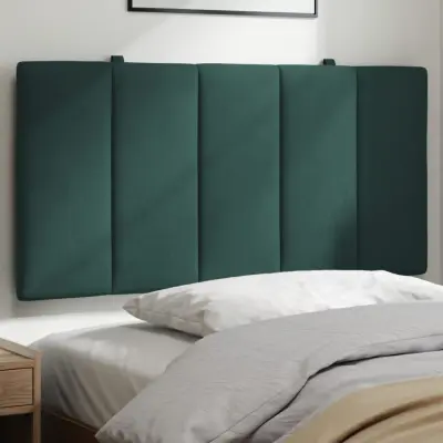 The Living Store Vzglavna stranica temno zelena 100 cm žamet - Vzglavna Stranica