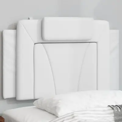 The Living Store Vzglavna stranica bela 80 cm umetno usnje - Vzglavna Stranica