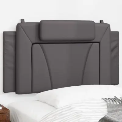 The Living Store Vzglavna stranica siva 100 cm umetno usnje - Vzglavna Stranica