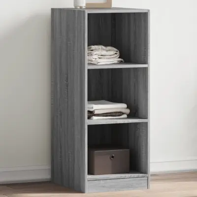 The Living Store Garderobna omara siva sonoma 48x41x102 cm inženirski les - Garderobna Omara
