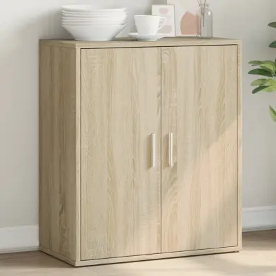 The Living Store Komoda sonoma hrast 60x31x70 cm inženirski les - Komoda