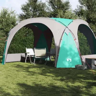 The Living Store Šotor za zabavo zelen vodoodporen - Šotor Za Zabavo