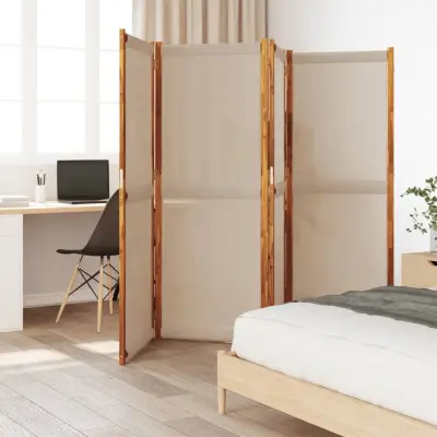 The Living Store Paravan 4-delni taupe 280x180 cm - Paravan