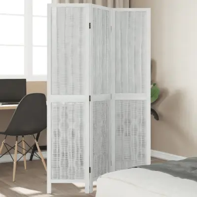 The Living Store Paravan 3-delni bel trden les pavlovnije - Pregrada Za Prostor