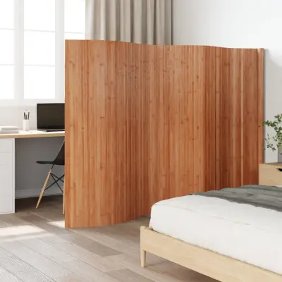 The Living Store Paravan rjav 165x400 cm bambus - Paravan