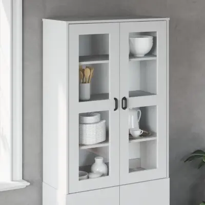 The Living Store Zgornji del omarice VIKEN bela inženirski les - Zgornji Del Omarice