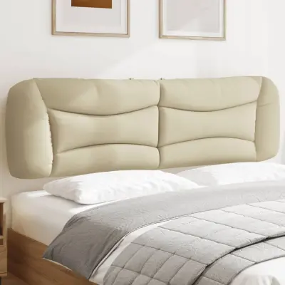 The Living Store Vzglavna stranica krem 180 cm blago - Vzglavna Stranica