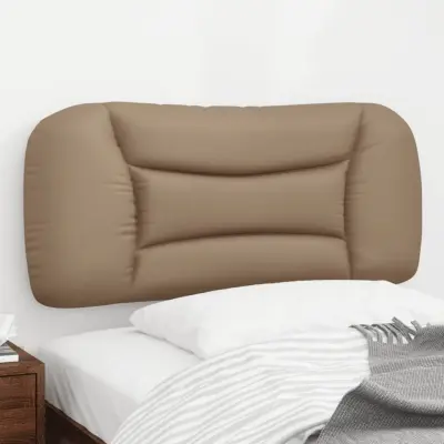 The Living Store Vzglavna stranica kapučino 80 cm umetno usnje - Vzglavna Stranica