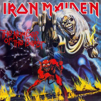IRON MAIDEN - LP/NUMBER OF THE BEAST