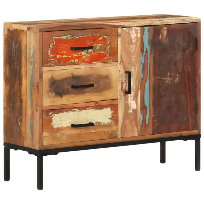 The Living Store Komoda 88x30x73 cm trden predelan les - Komoda