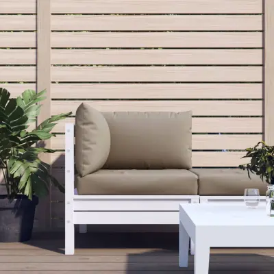 The Living Store Blazine za kavč iz palet 3 kosi taupe blago - Blazina Za Palete