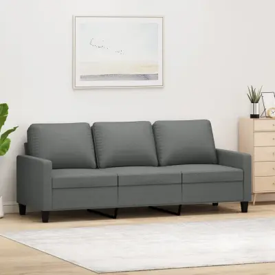 The Living Store Trosed svetlo siv 180 cm blago - Kavč Trosed