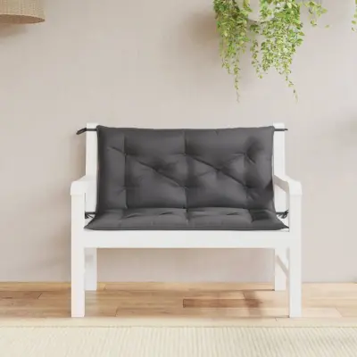 The Living Store Blazina za vrtno klop 2 kosa antracit 100x50x7cm oxford tkanina - Blazina Za Vrtno Klop