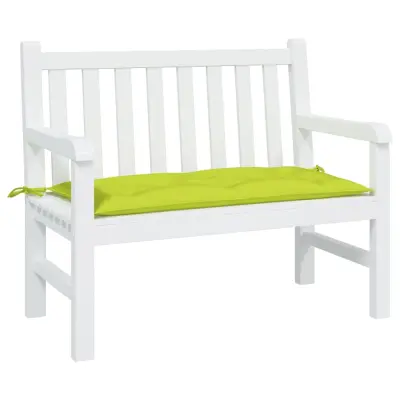 The Living Store Blazina za vrtno klop svetlo zelena 100x50x7 cm oxford tkanina - Blazina Za Vrtno Klop