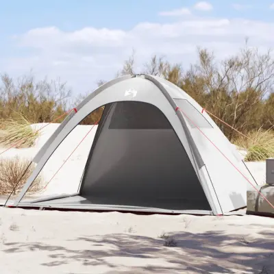 The Living Store Šotor za plažo siv vodoodporen - Šotor Za Plažo