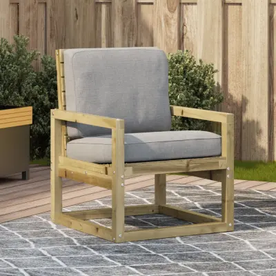 The Living Store Vrtni stol 57,5x63x76 cm impregnirana borovina - Vrtni Stol