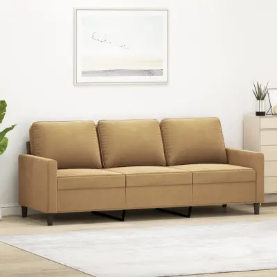 The Living Store Trosed rjav 180 cm žamet - Trosed