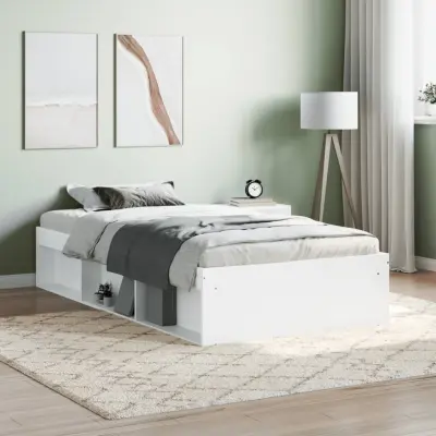 The Living Store Posteljni okvir bel 90x190 cm - Posteljni Okvir