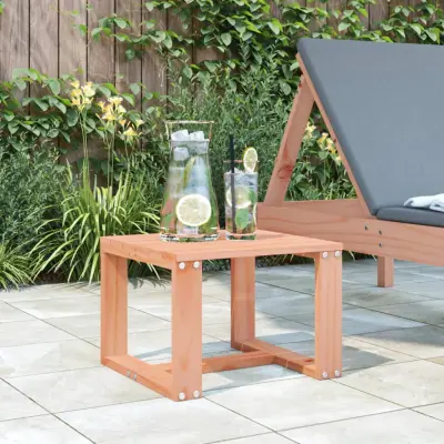 The Living Store Vrtna stranska mizica 40x38x28,5 cm trdna douglas jelka - Vrtna Stranska Mizica