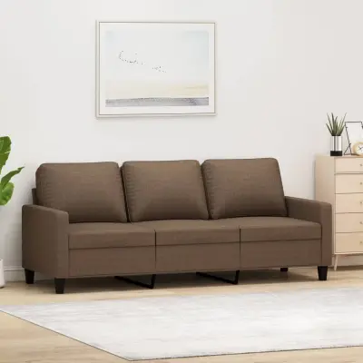 The Living Store Trosed rjav 180 cm blago - Kavč Trosed