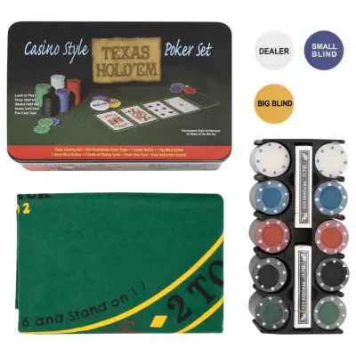 The Living Store Komplet poker žetonov 200 kosov 4 g - Komplet Žetonov Za Poker