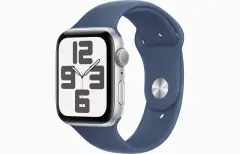 APPLE Watch SE v3 GPS 44mm Silver Aluminium Case with Denim Sport Band - M/L pametna ura