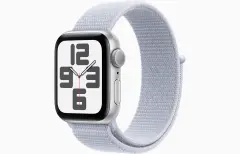 Apple Watch SE GPS 44mm Silver Blue Cloud Loop