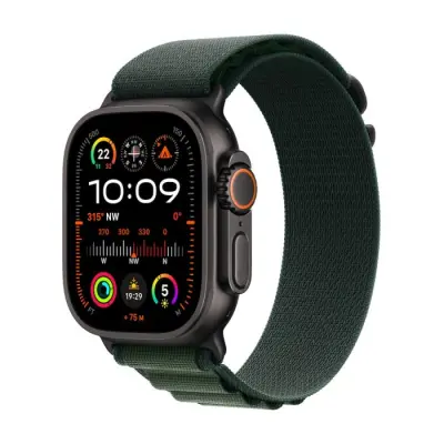 Apple Watch Ultra 2 49mm Black Dark Green Loop S