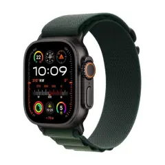 APPLE Watch Ultra 2 v2 GPS + Cellular 49mm Black Titanium Case with Dark Green Alpine Loop - Medium pametna ura