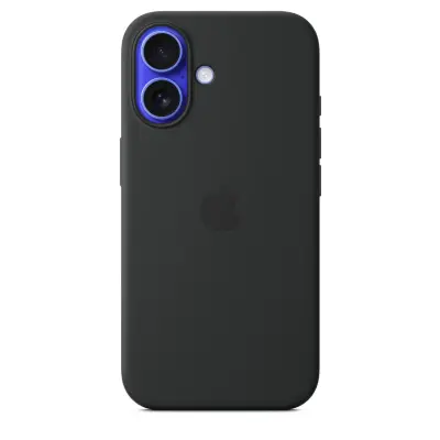 Apple iPhone 16 Silicone Case Magsafe Black