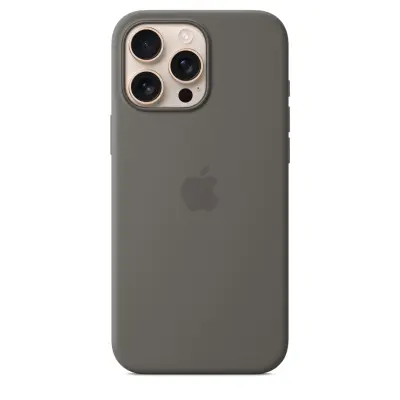 Apple iPhone 16 Pro Silicone Case Stone Gray