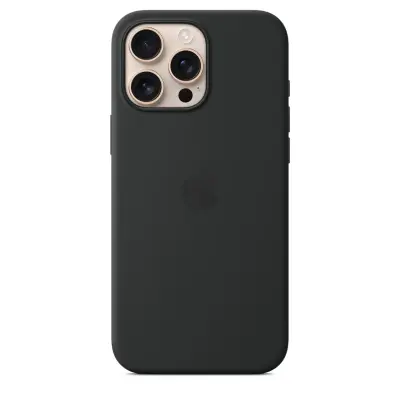 Apple iPhone 16 Pro Max Silicone Case Black