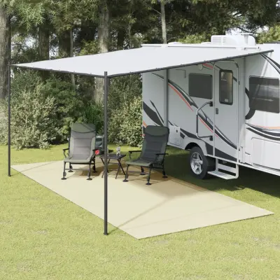 The Living Store Podloga za kampiranje krem 5x2,5 m - Podloga Za Kampiranje