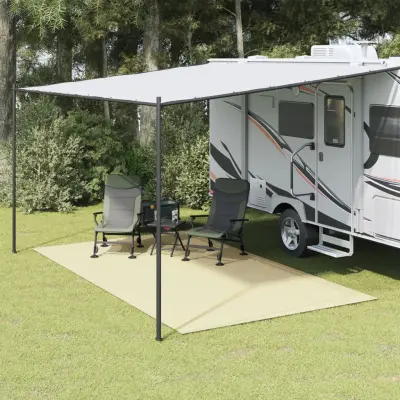 The Living Store Podloga za kampiranje krem 4x2,5 m - Podloga Za Kampiranje