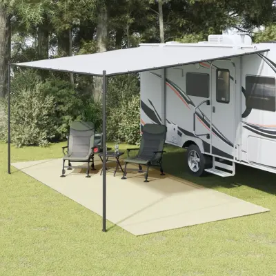 The Living Store Podloga za kampiranje krem 6x2,5 m - Podloga Za Kampiranje