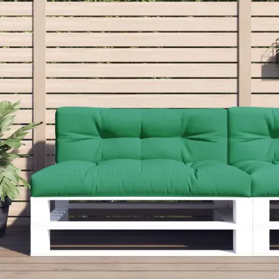 The Living Store Blazina za kavč iz palet zelena 120x40x12 cm - Blazina Za Palete
