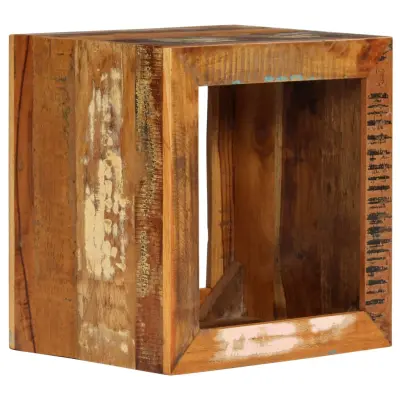 The Living Store Stolček 40x30x40 cm trden predelan les - Stolček