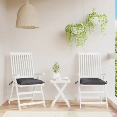 The Living Store Blazine za stole 2 kosa antracitne 50x50x7 cm oxford tkanina - Blazina Za Stol