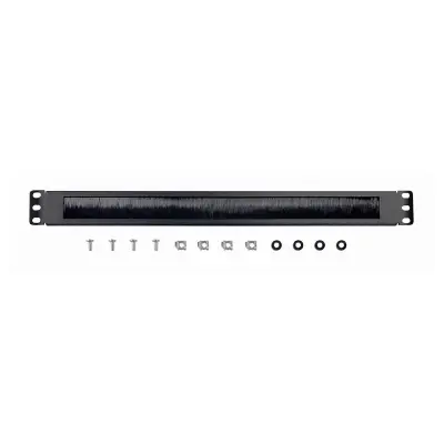 Vodilo za kable 19", 1U, 19A-BRUSH-02