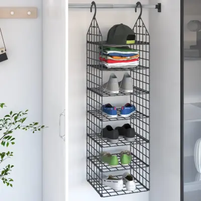 The Living Store Viseči organizator za omaro s 7 policami - Viseči Organizator Za Omaro