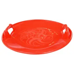 The Living Store Krožnik za sankanje rdeč 66,5 cm PP - Sani