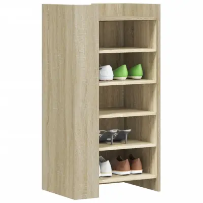 The Living Store Omarica za čevlje sonoma hrast 52x37,5x100 cm inženirski les - Omara Za Čevlje