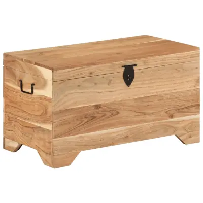 The Living Store Skrinja za shranjevanje trden akacijev les - Skrinja Za Shranjevanje