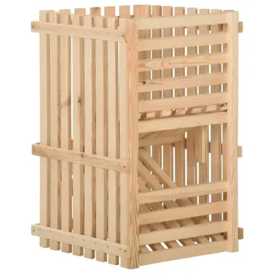 The Living Store Škatla za krompir 50x50x80 cm trdna borovina - Škatla Za Krompir