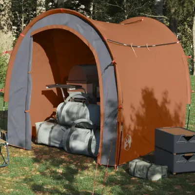 The Living Store Šotor za shranjevanje oranžen vodoodporen - Šotor Za Shranjevanje