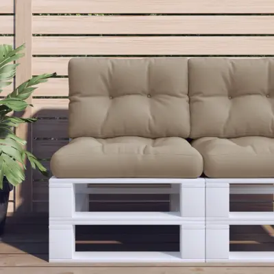 The Living Store Blazine za palete 2 kosa taupe blago - Blazina Za Palete